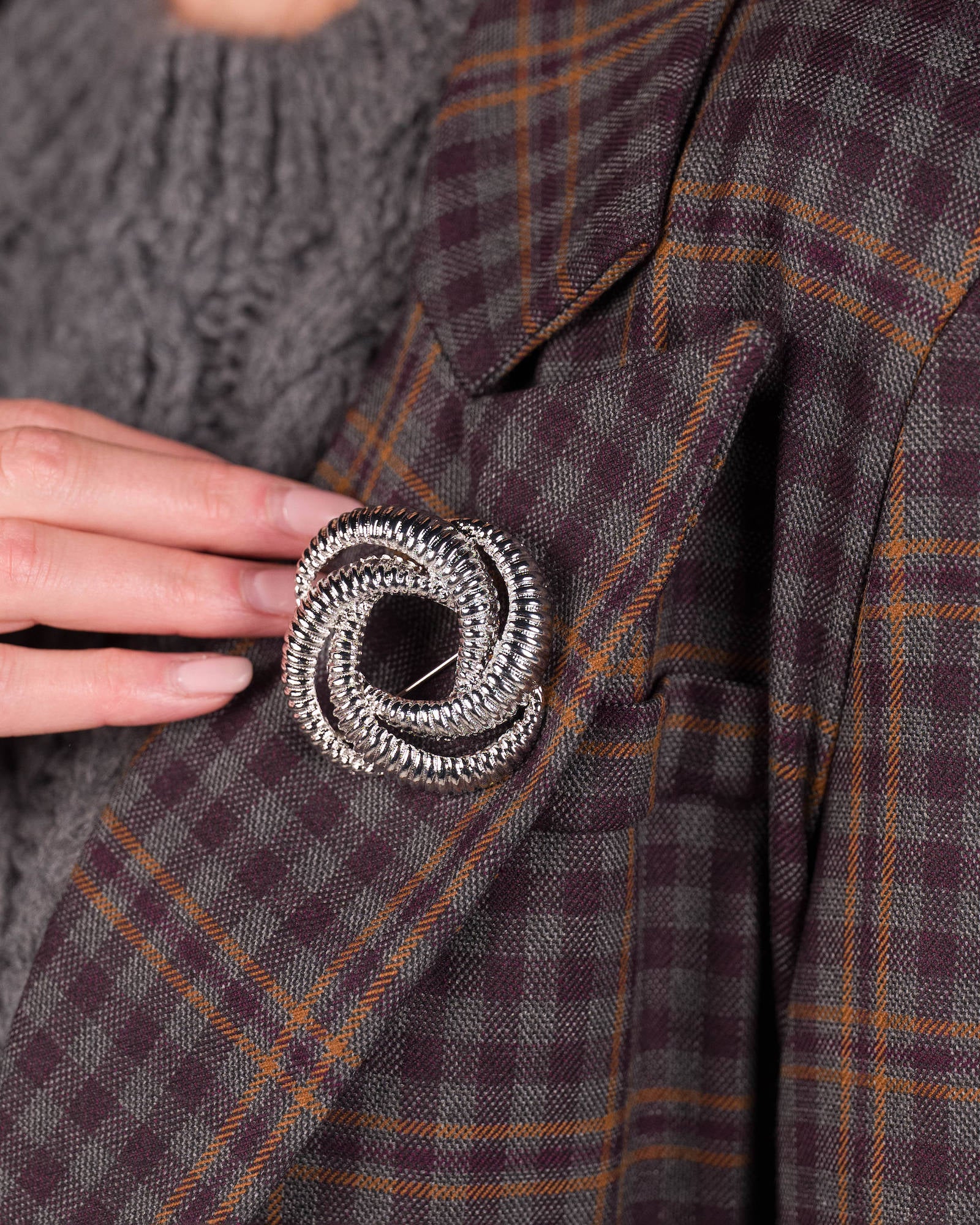 SPILLA LISSIA ARGENTO