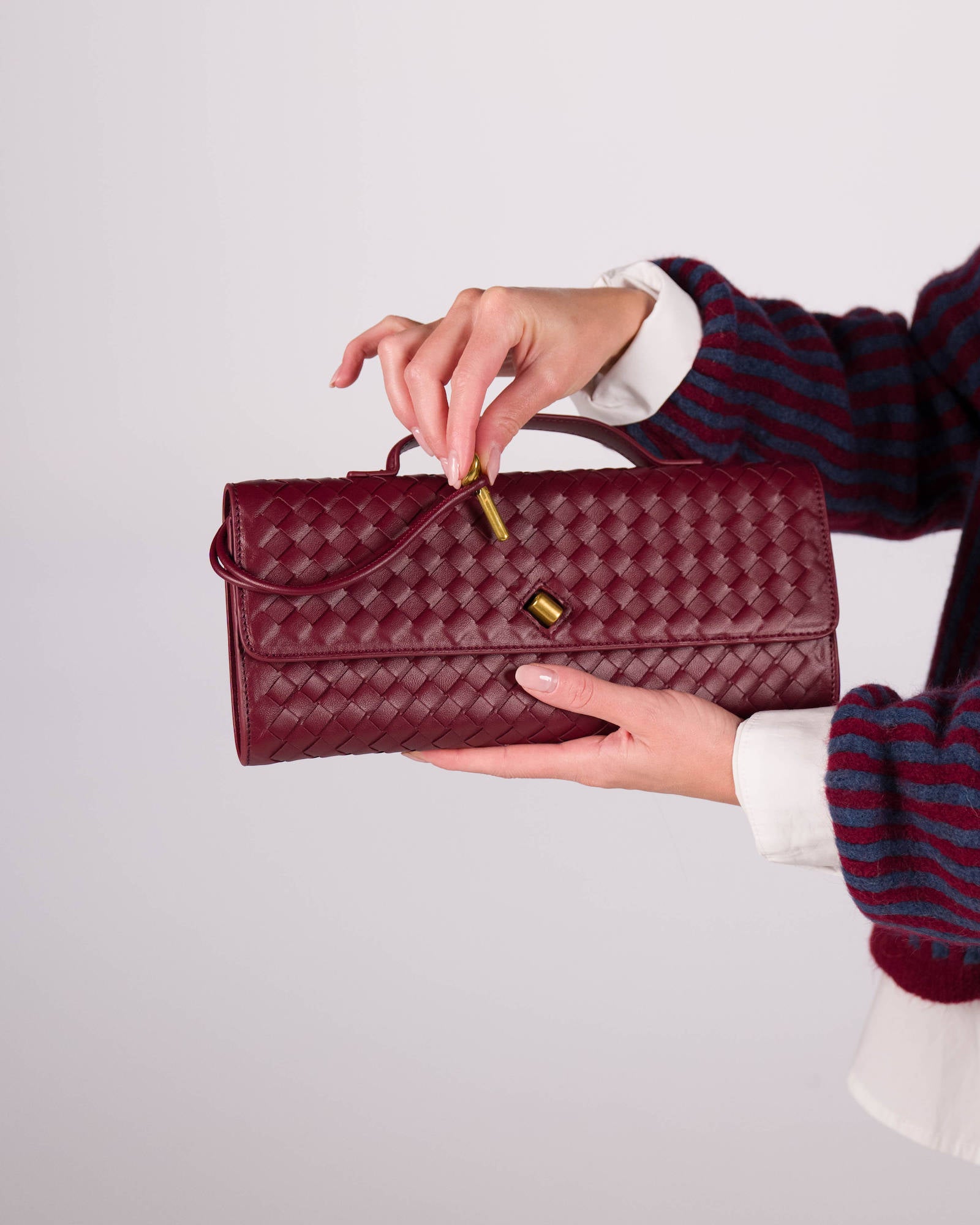 POCHETTE UNIQUE WINE RED