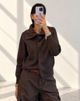 CARDIGAN GIACCA AURA CHOCO