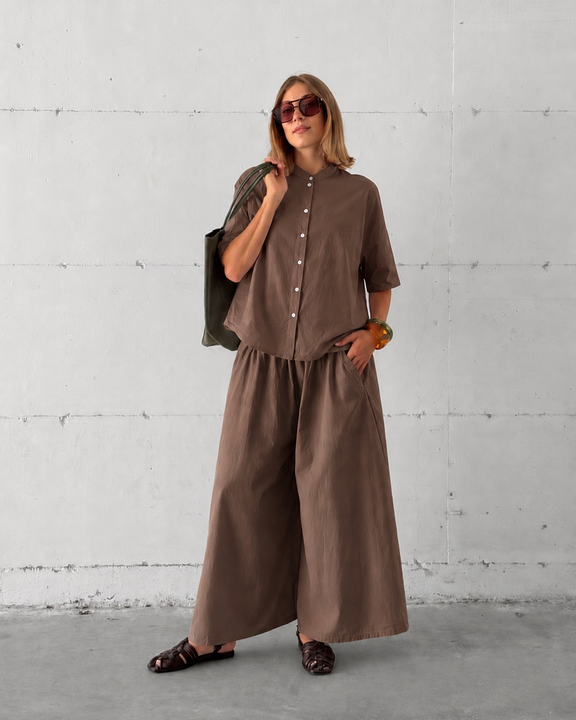 CAMICIA TOKYO MARRONE