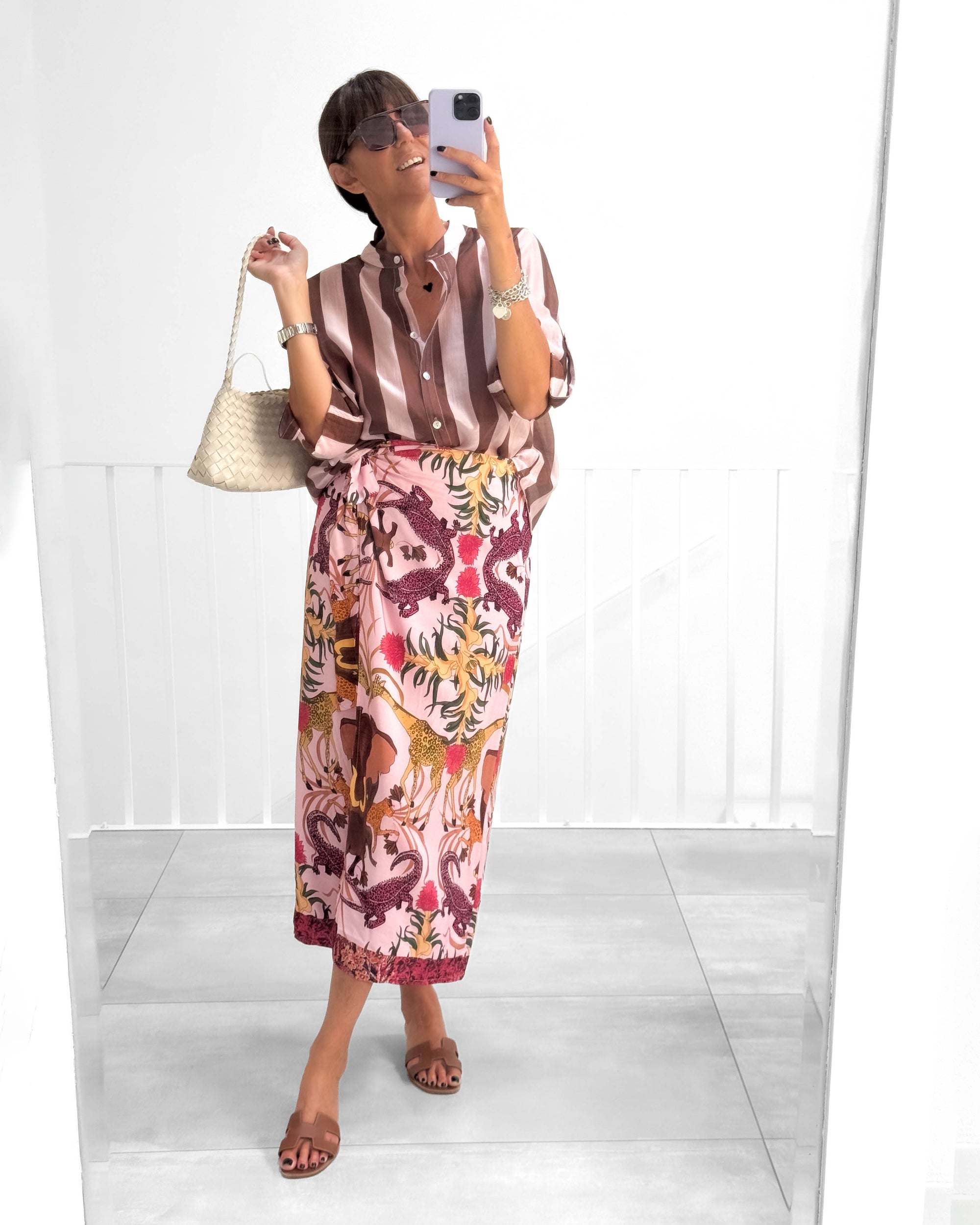 CAMICIA CORSICA BORDEAUX ROSA