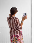 CAMICIA CORSICA BORDEAUX ROSA
