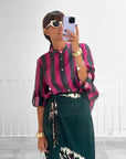 CAMICIA CORSICA BRITISH GREEN FUXIA