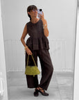 COMPLETO IN LINO BOERO CHOCO