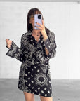 CAMICIA BANDANA NERO