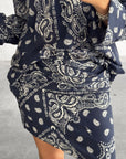 PAREO BANDANA BLU
