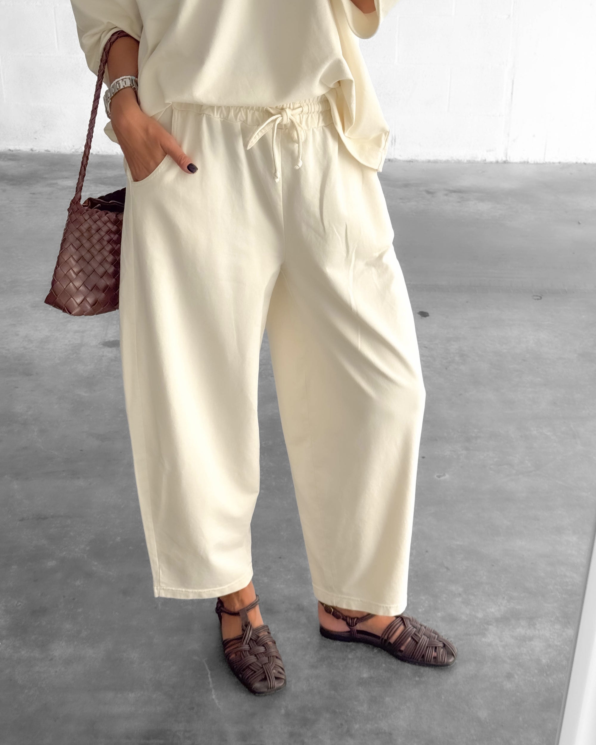 PANTALONE FELPA MOVIRA BURRO