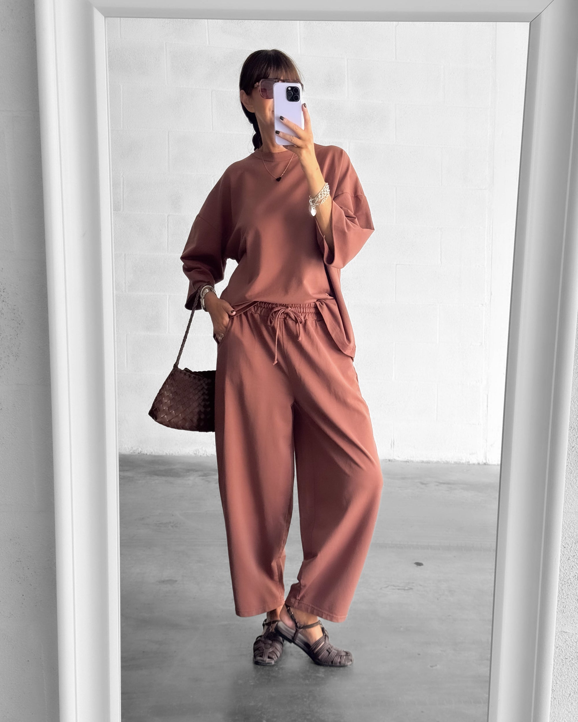 FELPA IN COTONE MOVIRA CAPPUCCINO