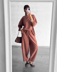 FELPA IN COTONE MOVIRA CAPPUCCINO