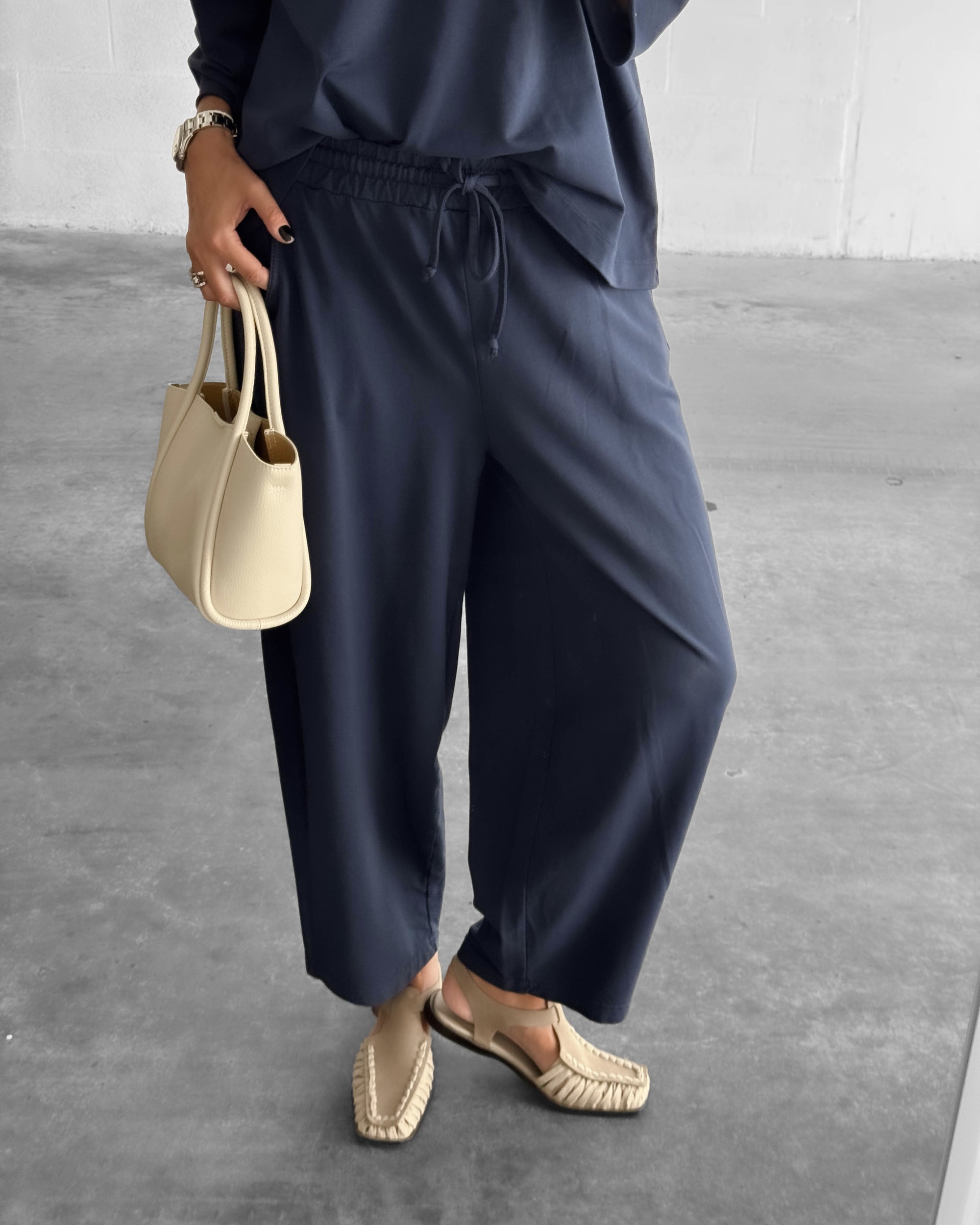 PANTALONE FELPA MOVIRA INDACO