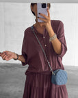 CAMICIA IN MUSSOLA PAULA DARK PLUM