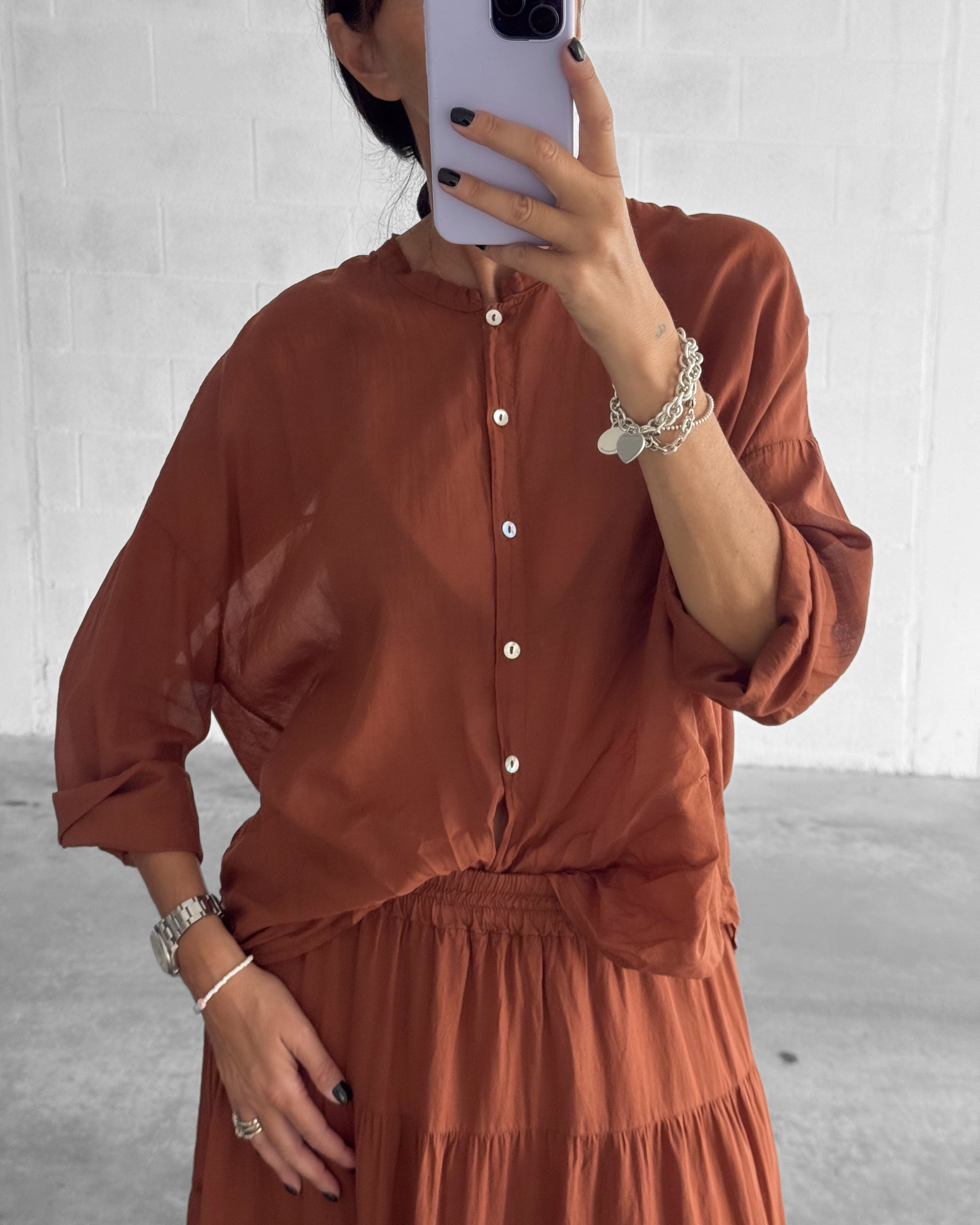 CAMICIA IN MUSSOLA PAULA BRANDY