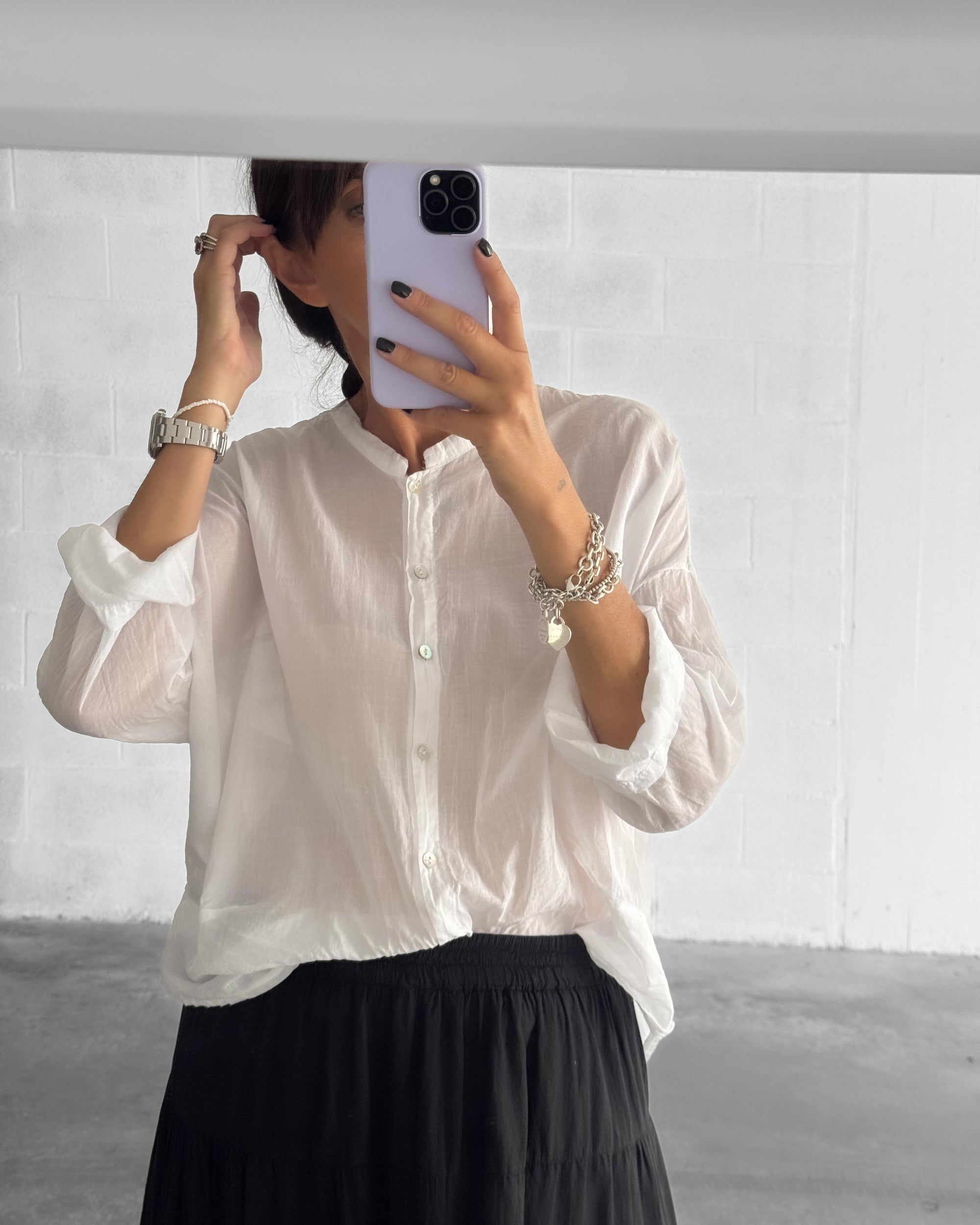 CAMICIA IN MUSSOLA PAULA BIANCO