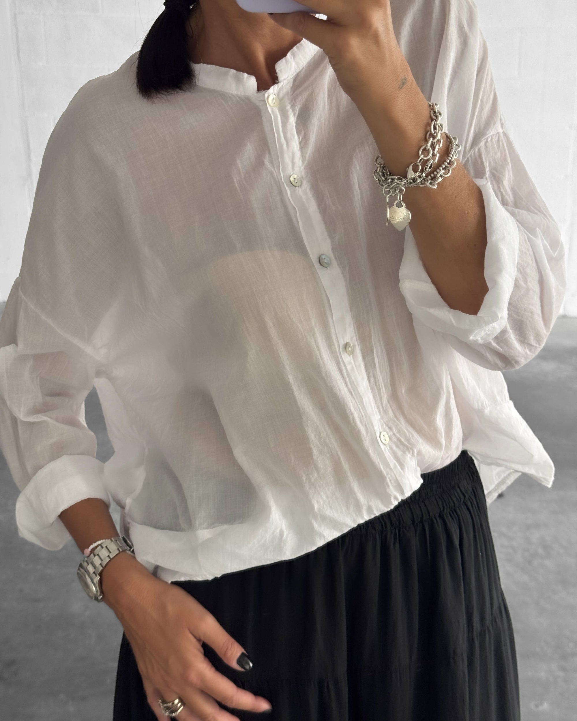 CAMICIA IN MUSSOLA PAULA BIANCO