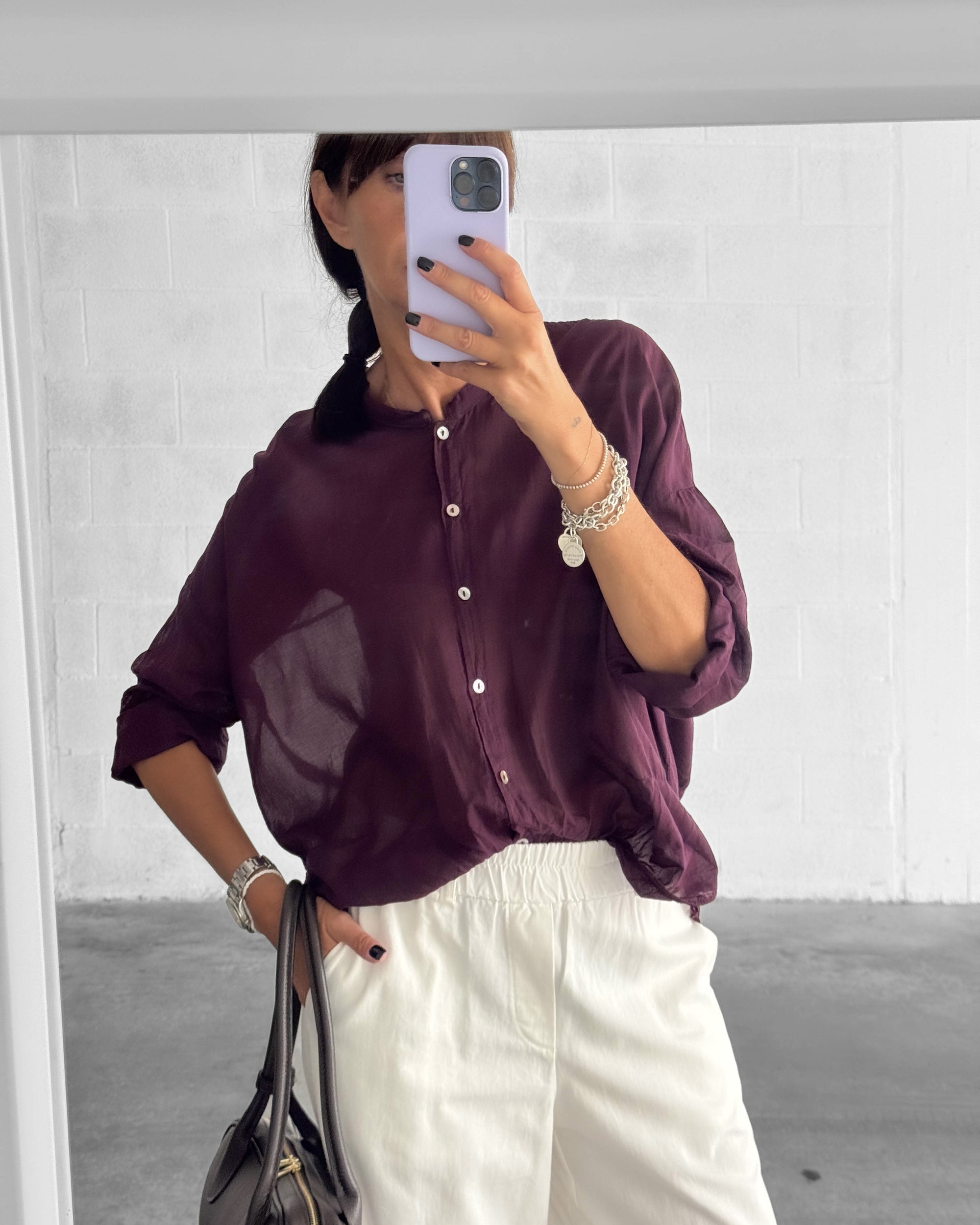 CAMICIA IN MUSSOLA PAULA ACAI