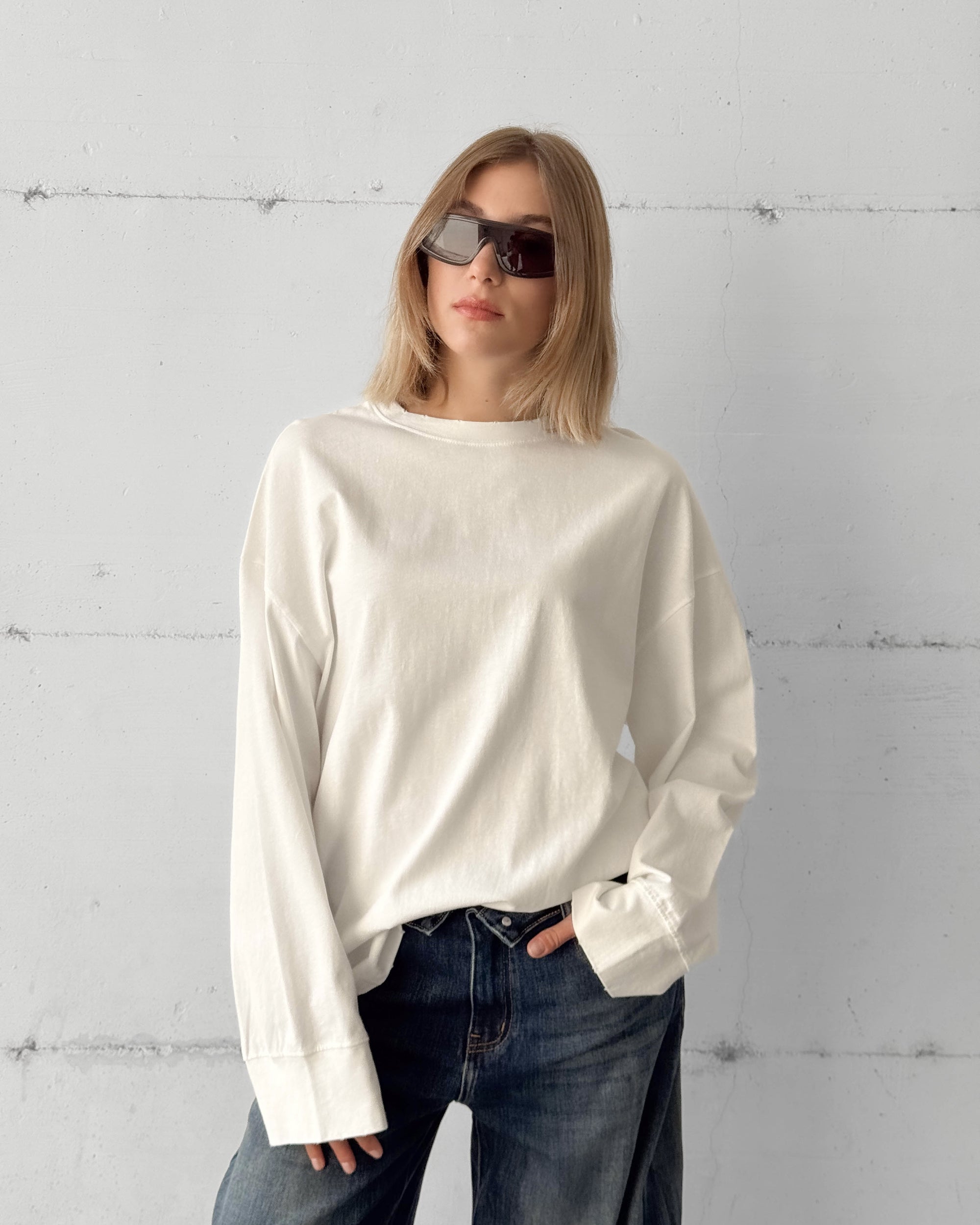 T-SHIRT OVER DERRY BIANCO