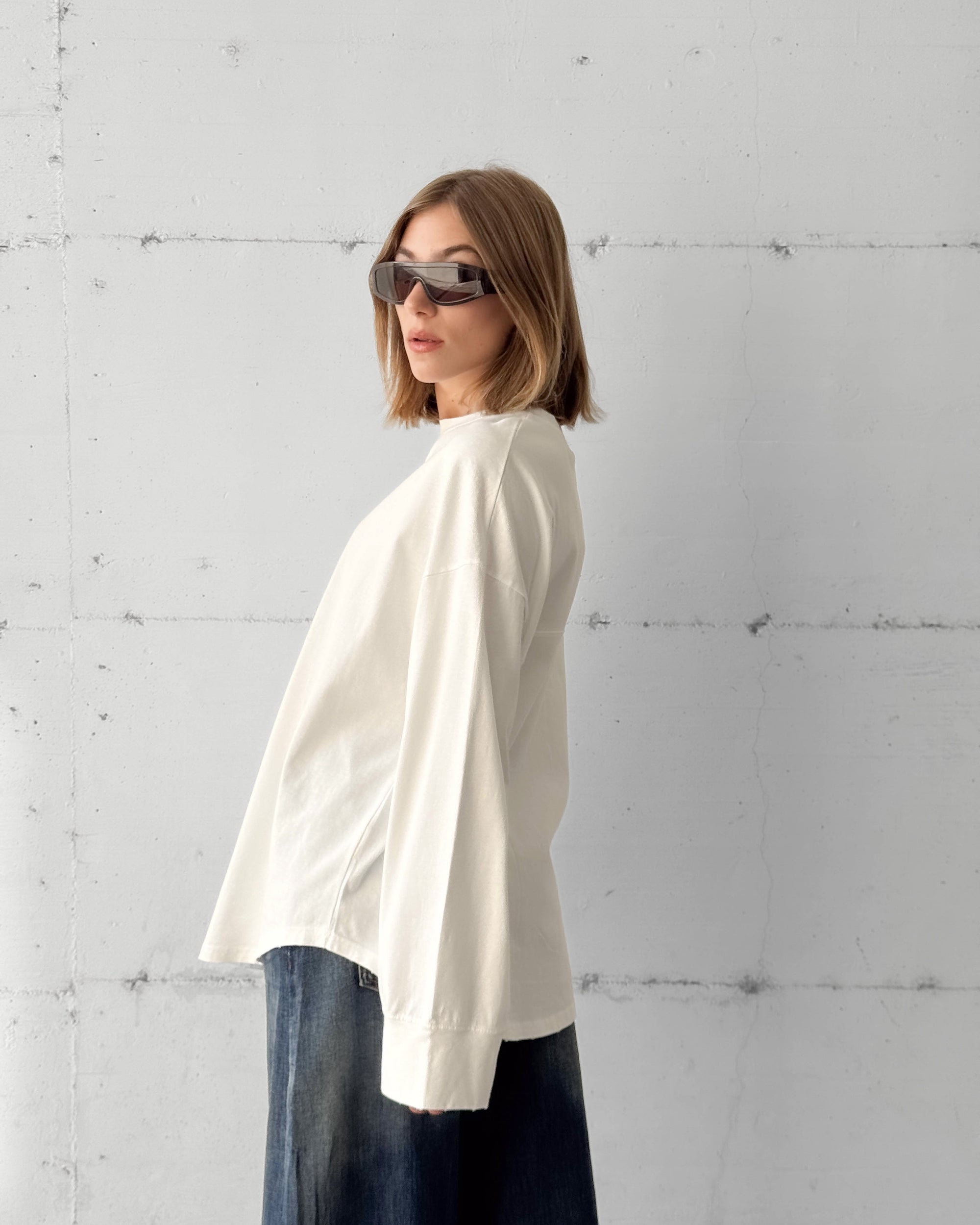 T-SHIRT OVER DERRY BIANCO