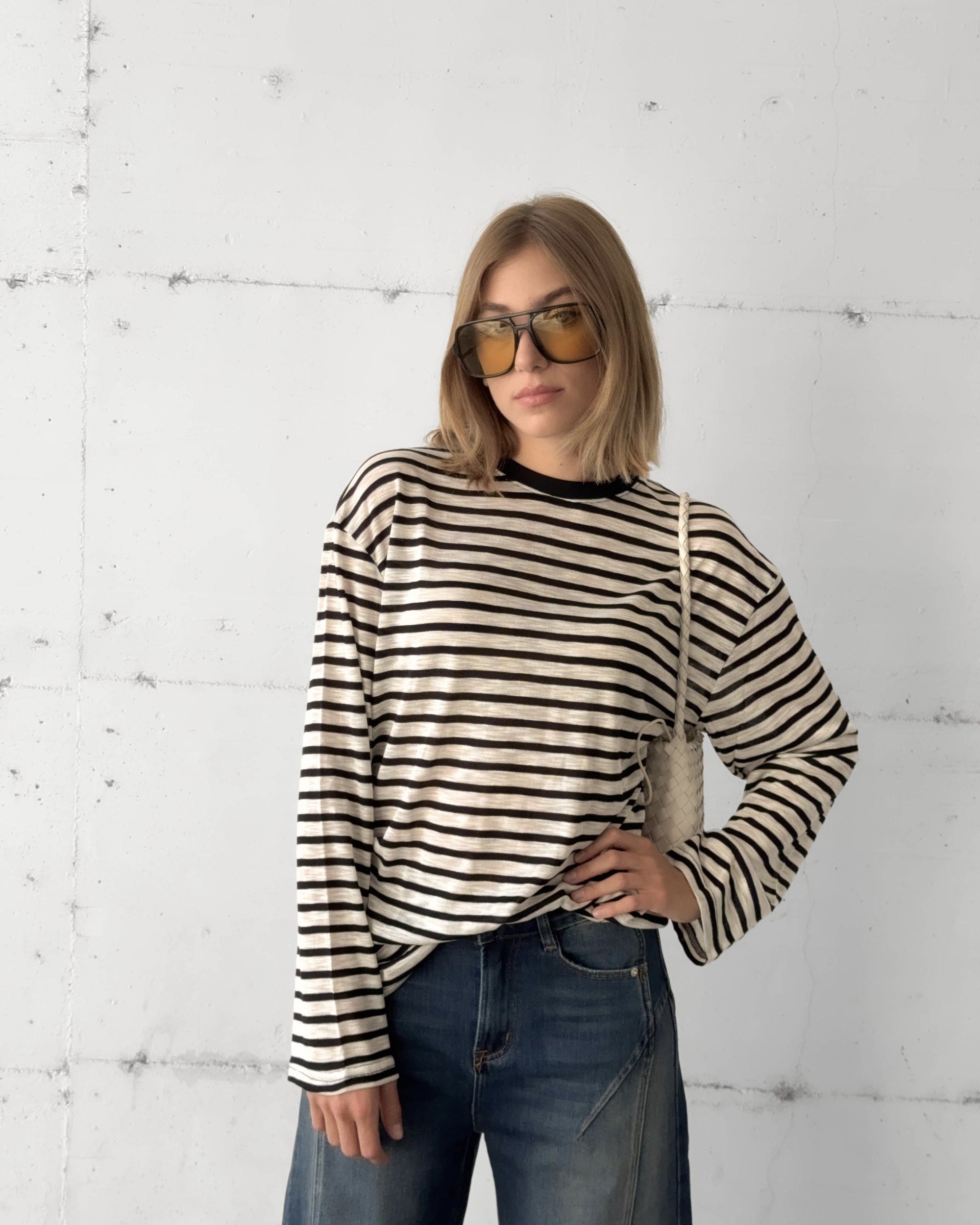 T-SHIRT MARINA NERO