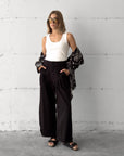 PANTALONE RAW NERO