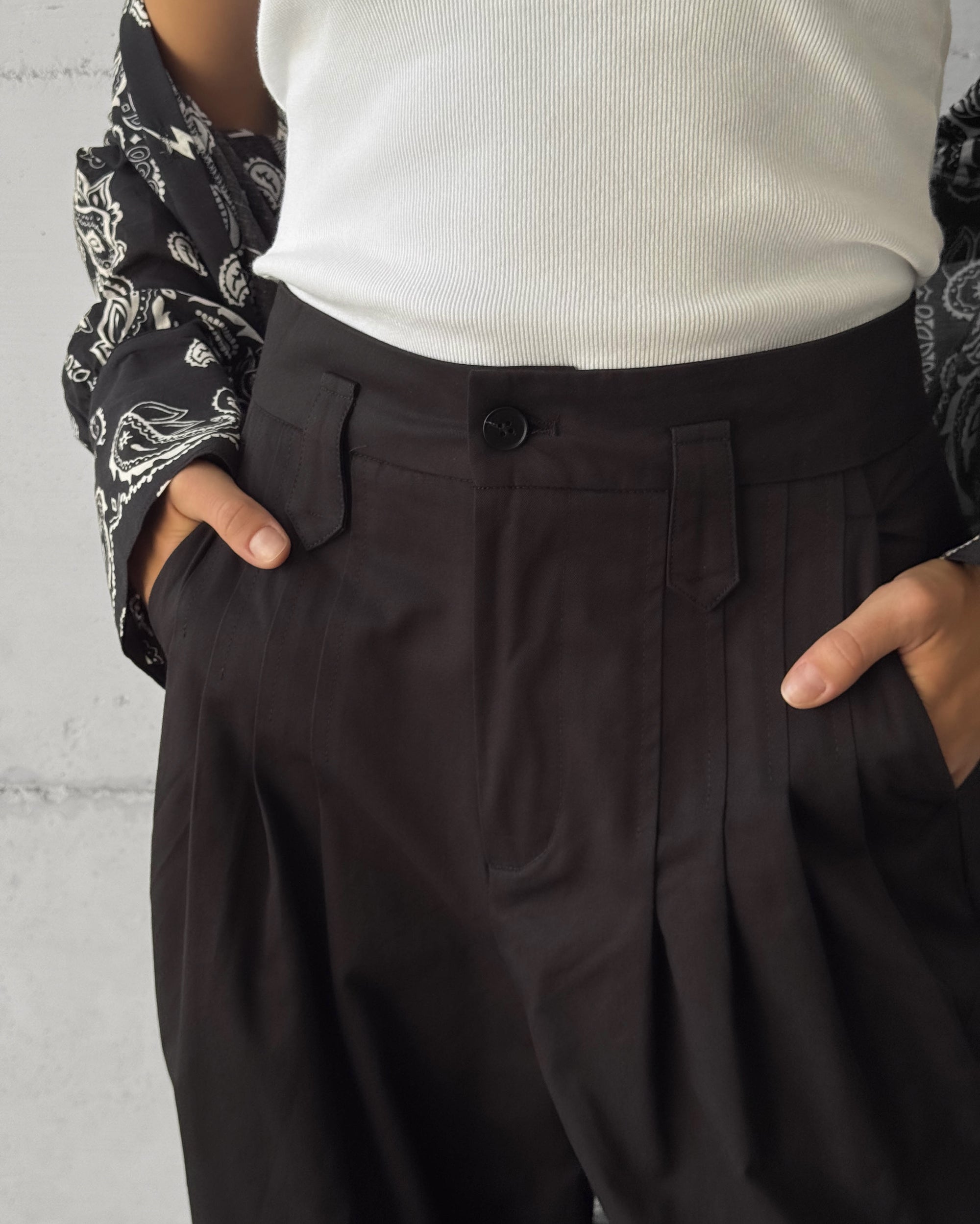 PANTALONE RAW NERO