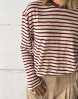 T-SHIRT MARINA BORDEAUX