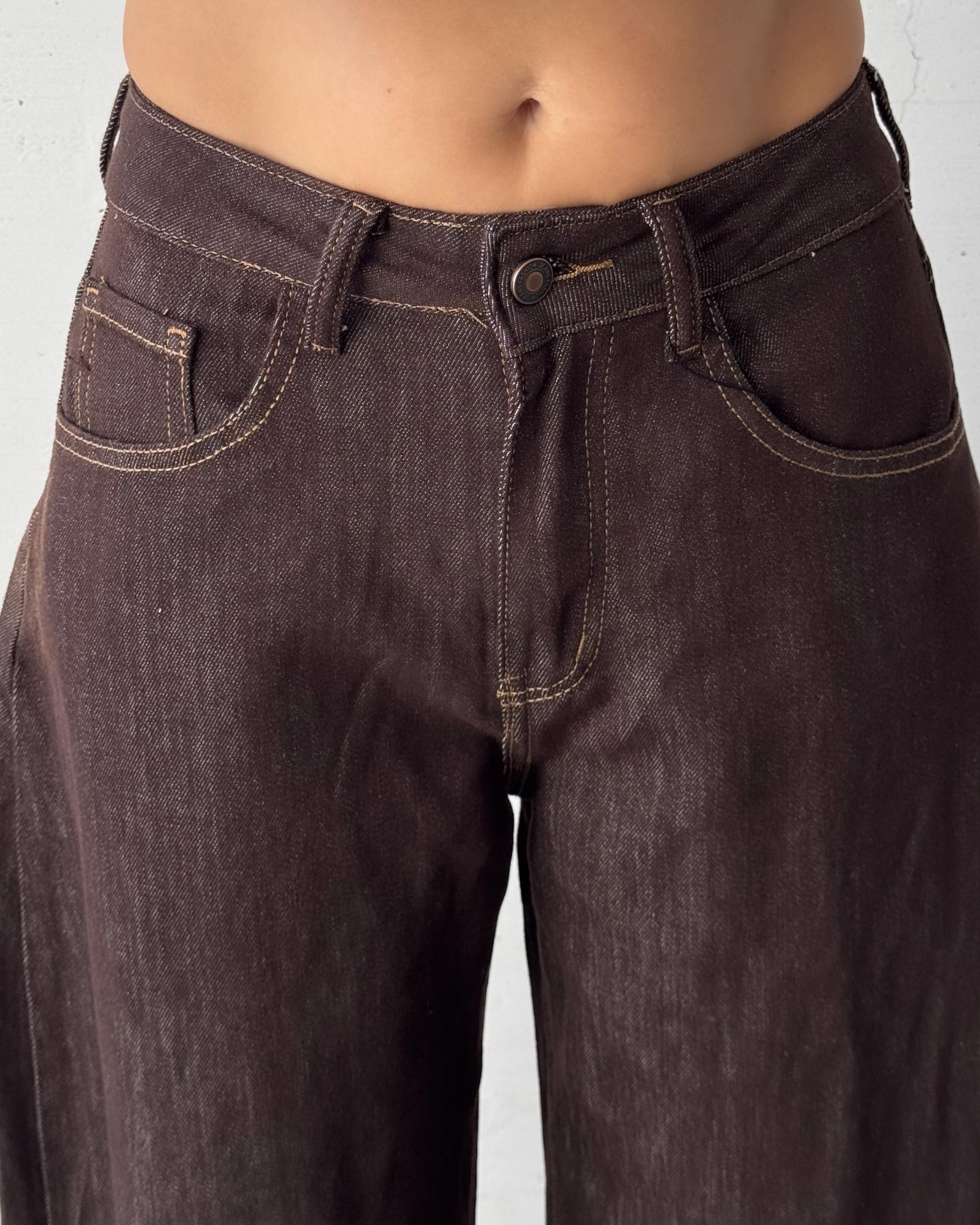 DENIM BALLOON CHOCO