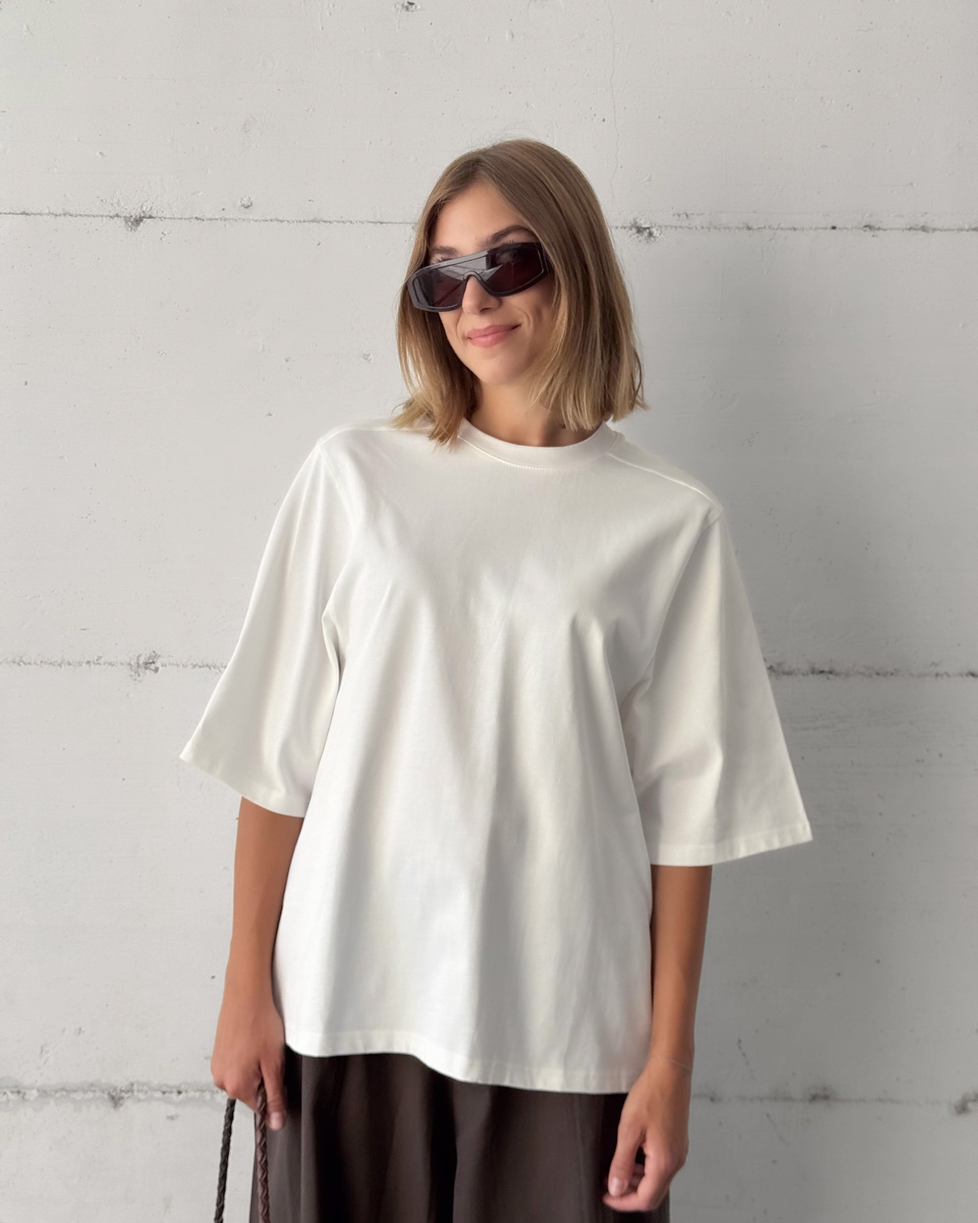 T-SHIRT OVER SOFYA BIANCO