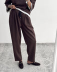 SET JANET JOGGER CHOCO