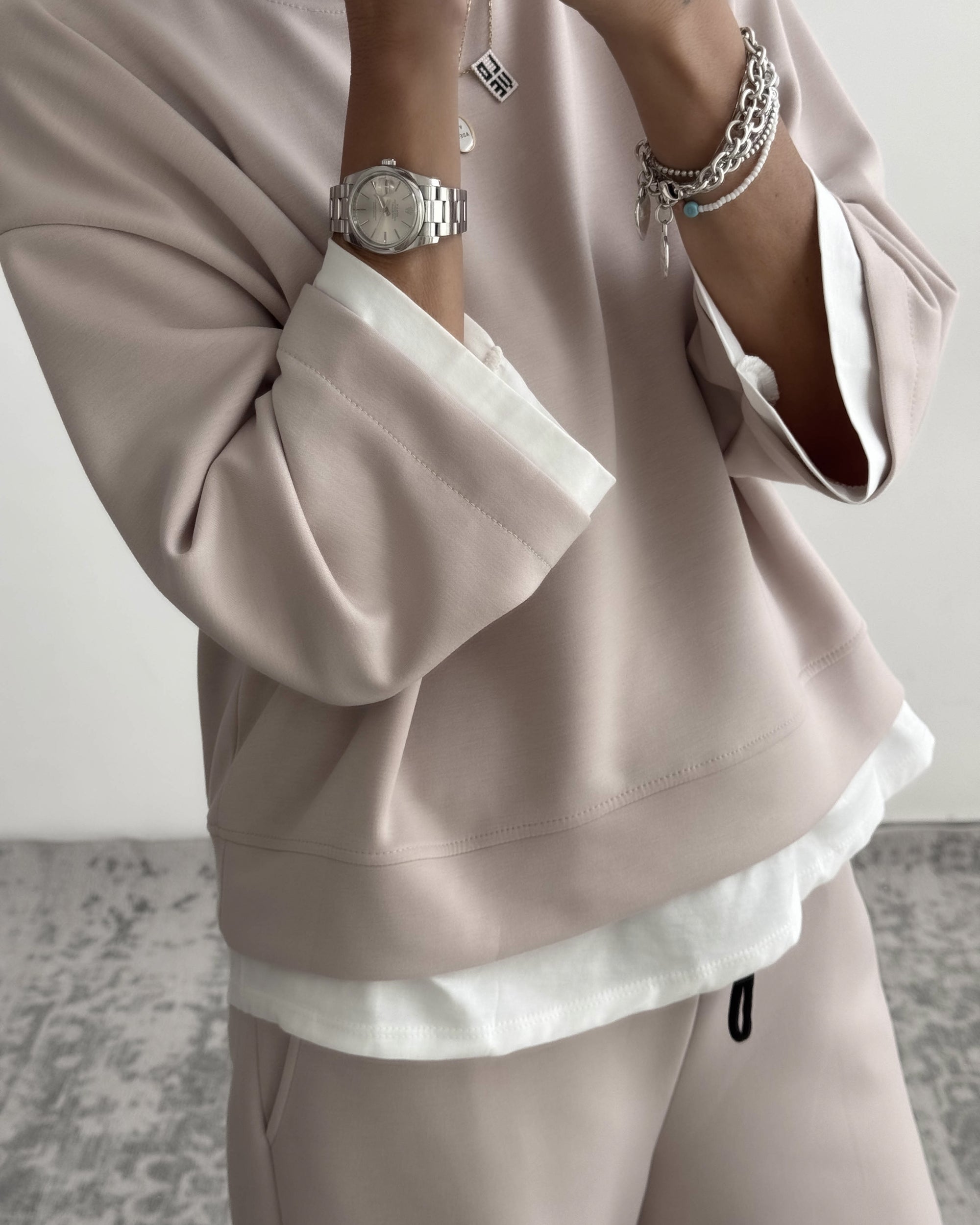 SET JANET JOGGER SAND