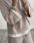 SET JANET JOGGER SAND