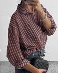 CAMICIA TENCEL RIGA BORDEAUX
