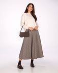 MAXI PULL RIGEL MISTO CASHMERE PANNA