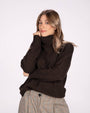 MAXI DOLCEVITA RIGEL MISTO CASHMERE ESPRESSO