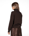 MAXI DOLCEVITA RIGEL MISTO CASHMERE ESPRESSO