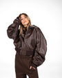 BOMBER ECOPELLE 1980 MORO
