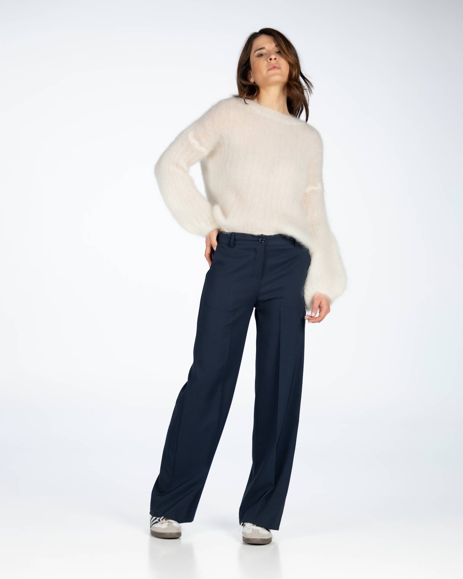 PANTALONE GINEVRA BLU
