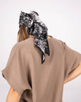 FOULARD POLINA NERO TOILE