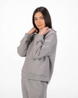 MAGLIA IN FELPA COIMBRA GRIGIO