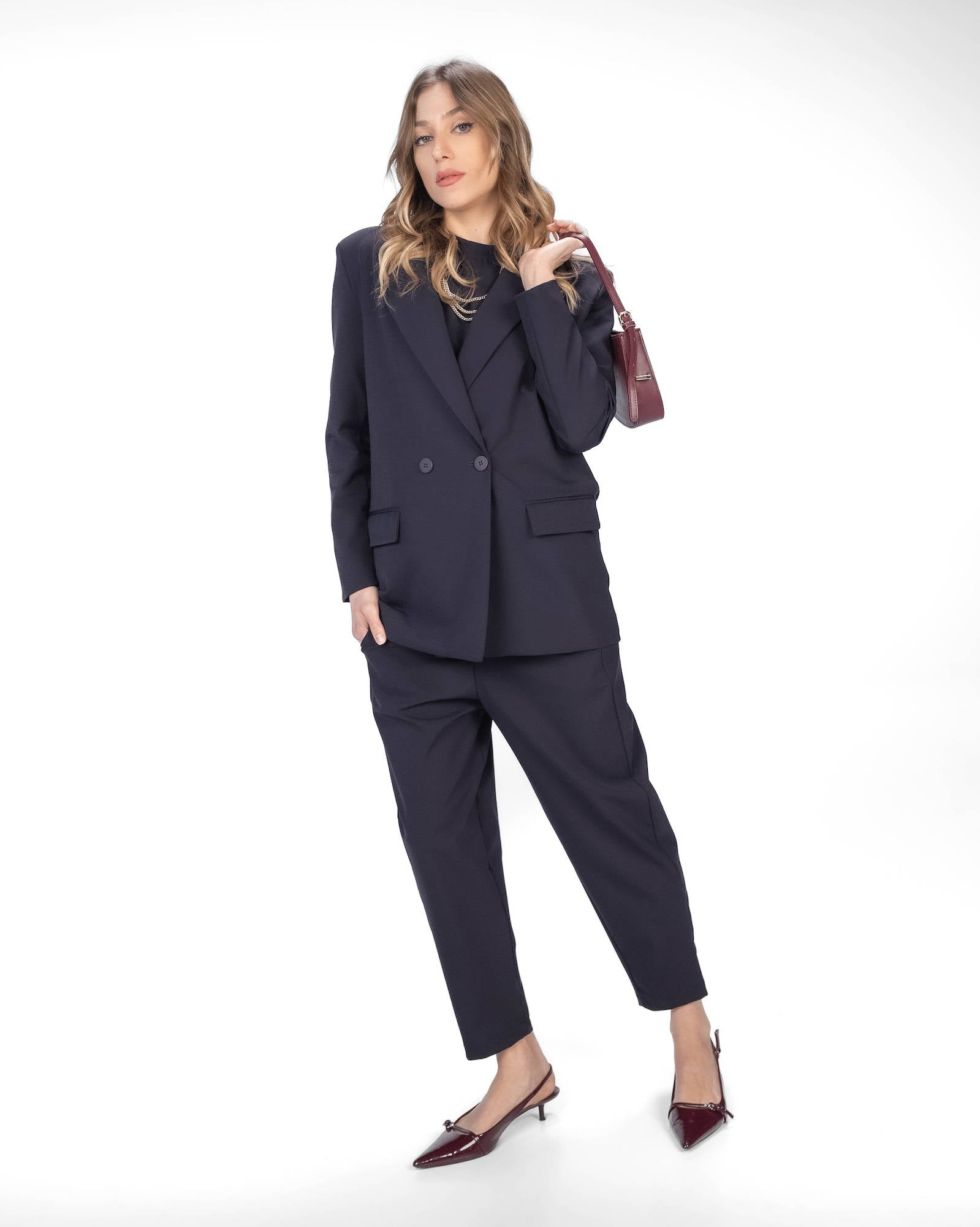 GIACCA AMARE BLU NAVY