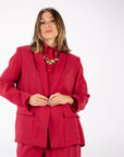 GIACCA HAZEL ROSSO