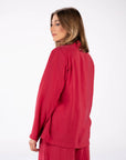 GIACCA HAZEL ROSSO