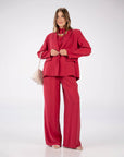GIACCA HAZEL ROSSO