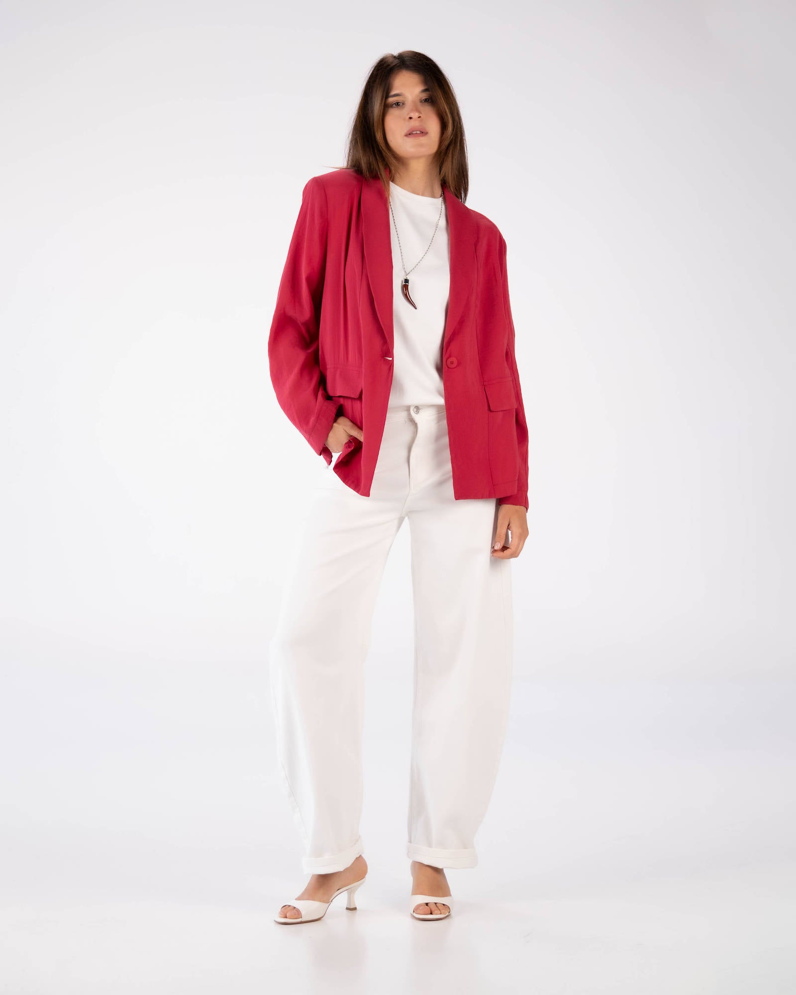 GIACCA HAZEL ROSSO