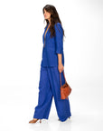 GIACCA CHLOE BLU VIOLA