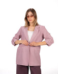 GIACCA CHLOE LAVANDA PALLIDO