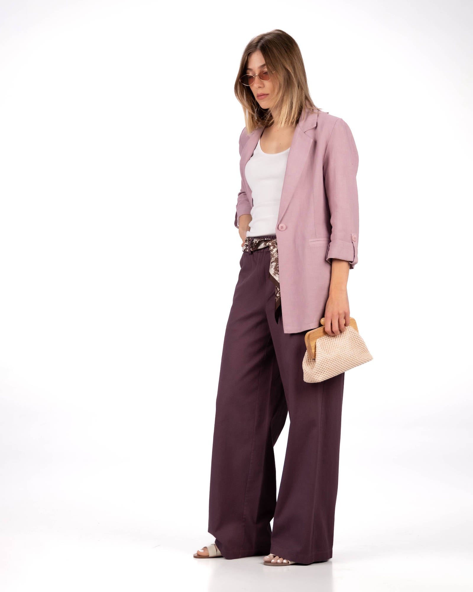 GIACCA CHLOE LAVANDA PALLIDO