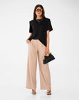 PANTALONE GESSATO NYRA BEIGE