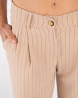 PANTALONE GESSATO NYRA BEIGE