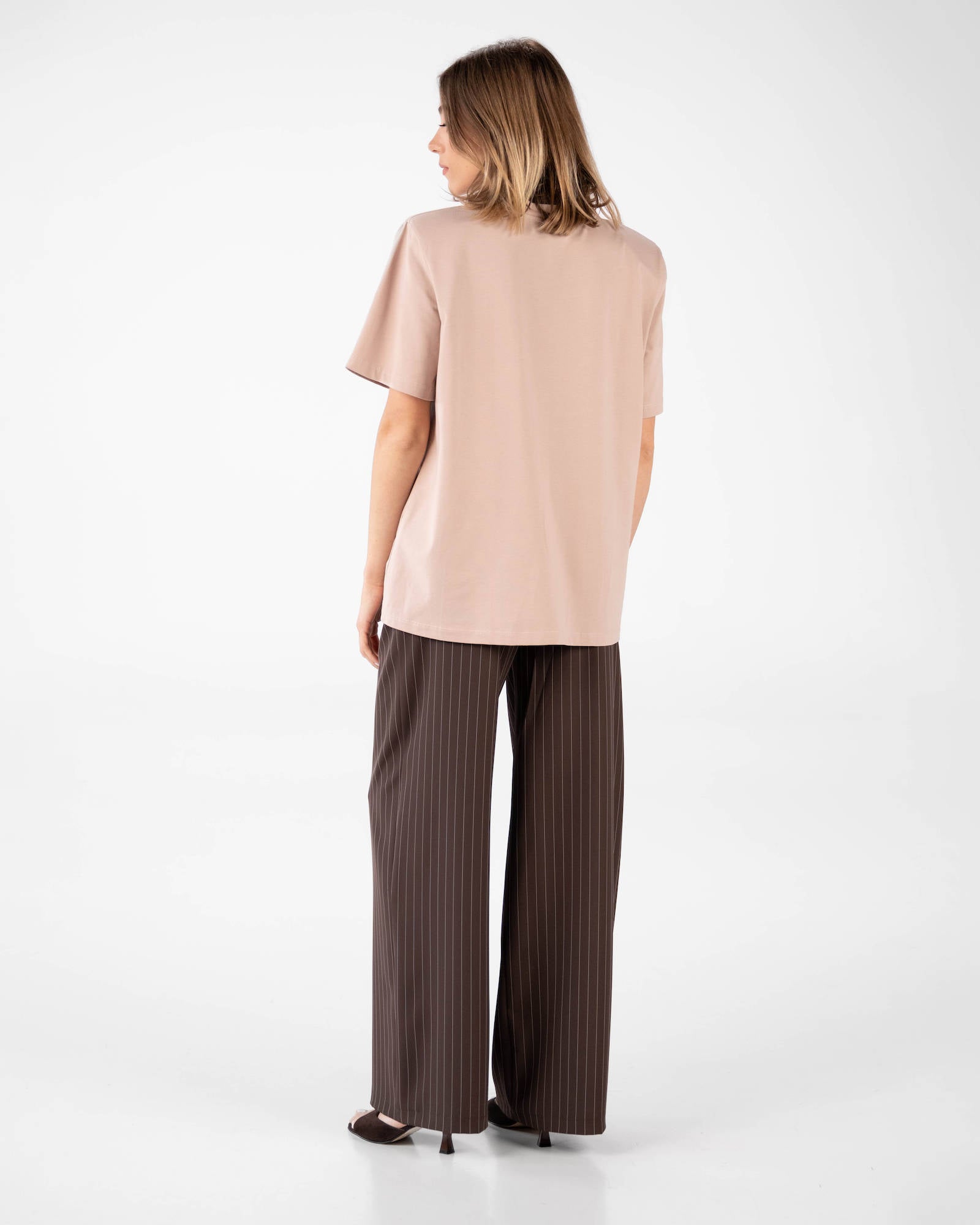 PANTALONE GESSATO NYRA MORO