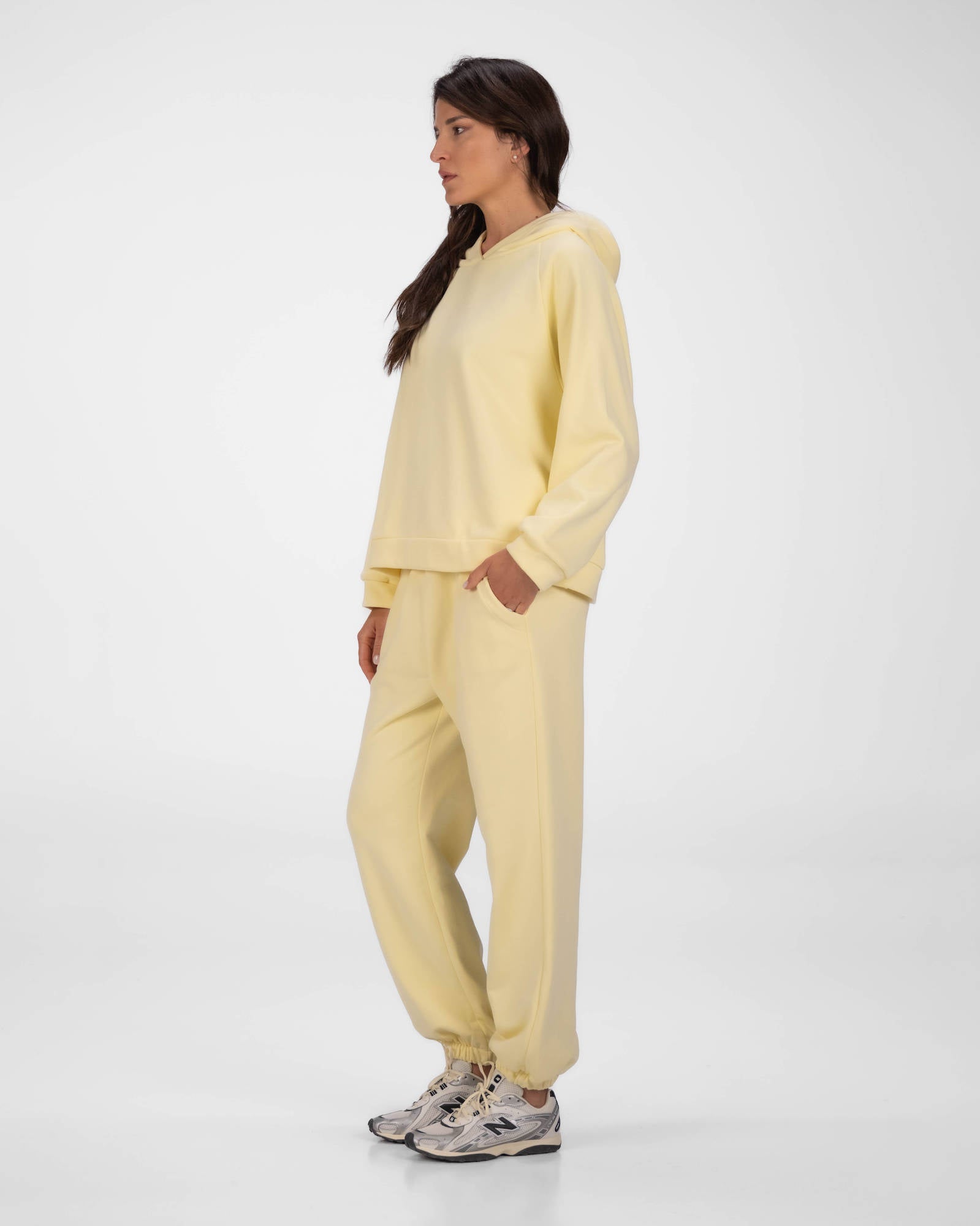 PANTALONE IN FELPA COIMBRA GIALLINO